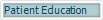 Patient Education